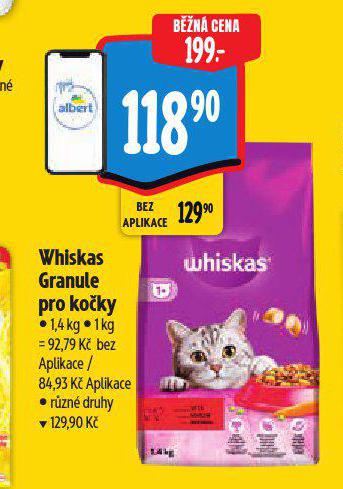 WHISKAS GRANULE PRO KOKY