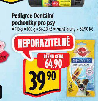 PEDIGREE DENTASTIX POCHOUTKY PRO PSY