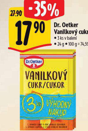 DR. OETKER VANILKOV CUKR