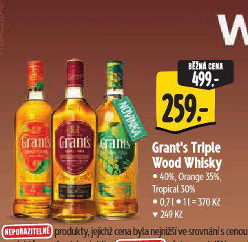 GRANT'S TRIPLE WOOD WHISKY