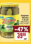ZNOJMIA OKURKY 7-9 CM