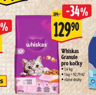 WHISKAS GRANULE PRO KOKY