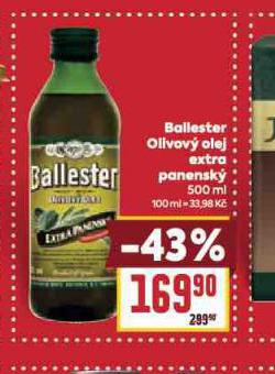 BALLESTER OLIVOV OLEJ EXTRA PANENSK