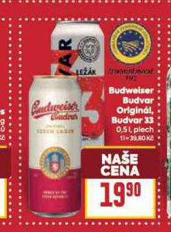 PIVO BUDVAR 33