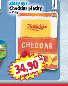 ZLAT SR CHEDDAR PLTKY