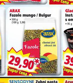 ARAX FAZOLE MUNGO / BULGUR