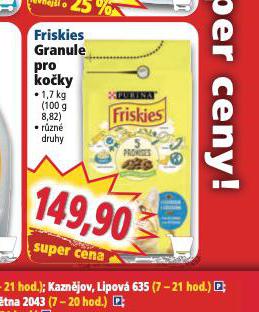 FRISKIES GRANULE PRO KOKY