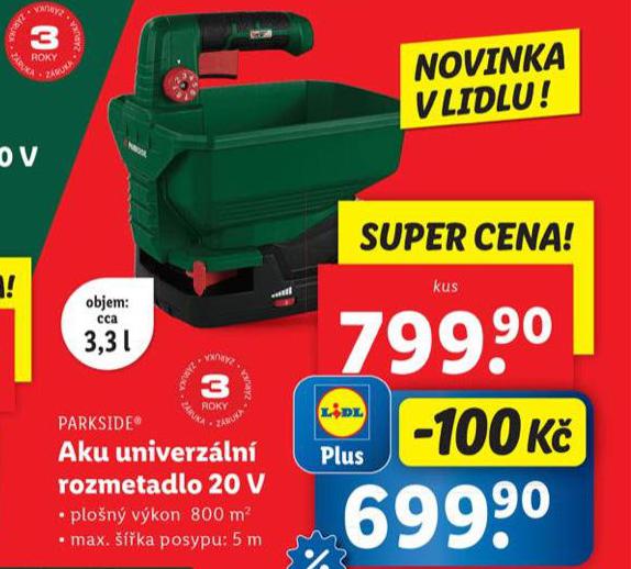 AKU UNIVERZLN ROZMETADLO 20 V