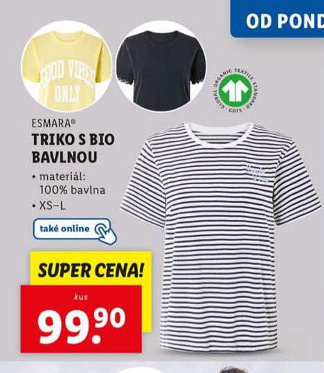 TRIKO S BIO BAVLNOU