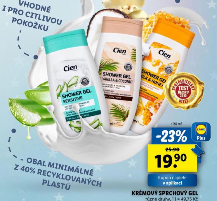CIEN KRMOV SPRCHOV GEL