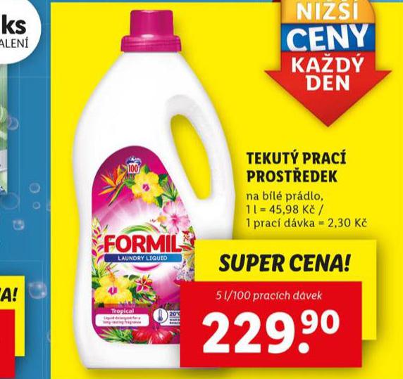 FORMIL TEKUT PRAC PROSTEDEK