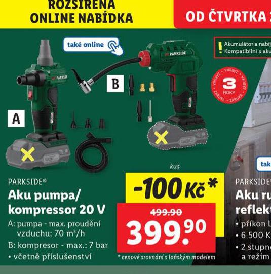 AKU PUMPA / KOMPRESOR 20 V