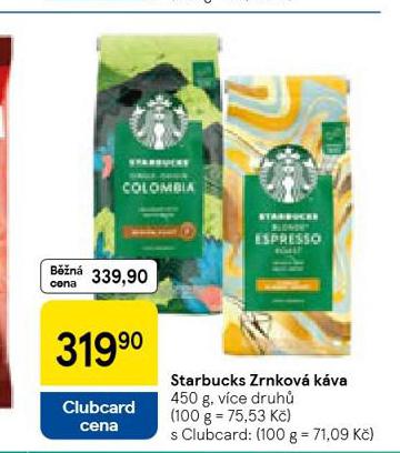STARBUCKS ZRNKOV KVA