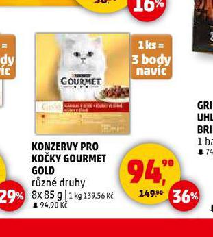 GOURMET GOLD KONZERVY PRO KOKY