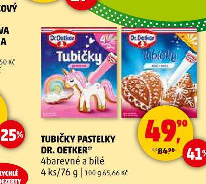 TUBIKY PASTELKY DR. OETKER