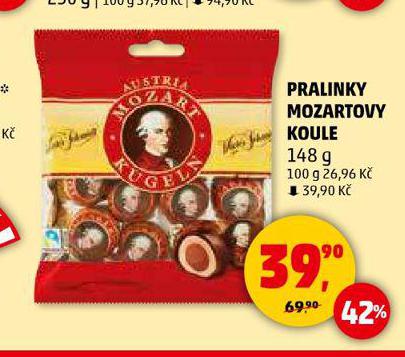 PRALINKY MOZARTOVY KOULE