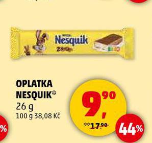 OPLATKA NESQUIK