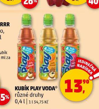 KUBK PLAY VODA