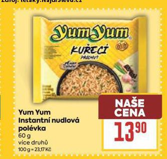 YUM YUM INSTANTN NUDLOV POLVKA