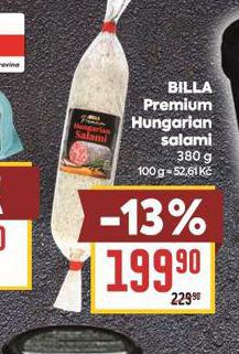 BILLA PREMIUM HUNGARIAN SALAMI