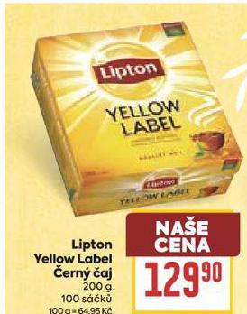 LIPTON YELLOW LABEL ERN AJ