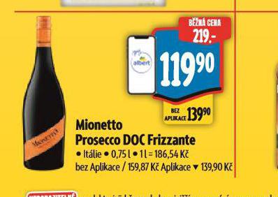 MIONETTO PROSECCO DOC FRIZZANTE