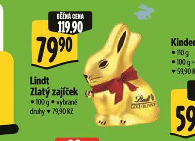 LINDT ZLAT ZAJEK