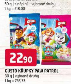 GUSTO KUPKY PAW PATROL