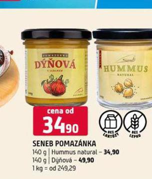SENEB POMAZNKA HUMMUS NATURAL