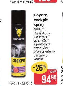 COYOTE COCKPIT SPREJ
