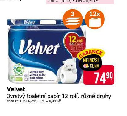 VELVET TOALETN PAPR