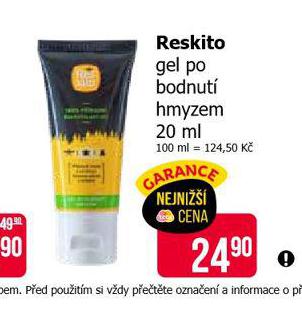 RESKITO GEL PO BODNUT HMYZEM