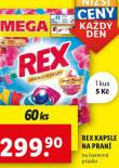 REX KAPSLE NA PRAN
