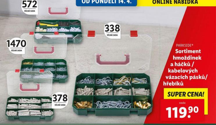 SORTIMENT HMODINEK A HK / KABELOVCH VZACCH PSK / HEBK