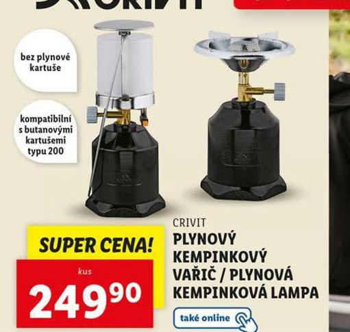 PLYNOV KEMPINGOV LAMPA