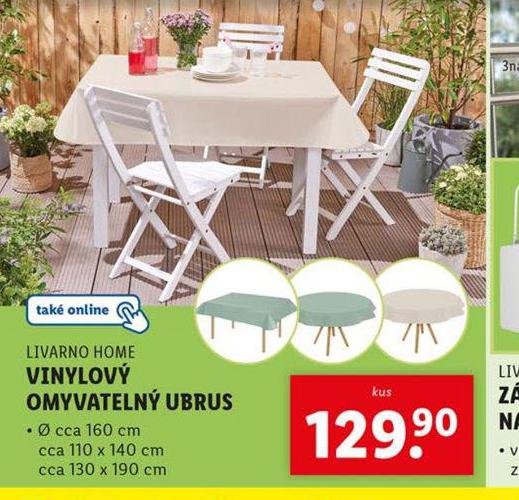 VINYLOV OMYVATELN UBRUS