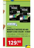 NABJEC BATERIE NI-MH READY 2 USE COLOR