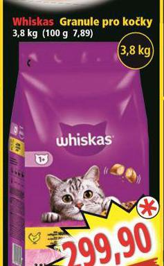 WHISKAS GRANULE PRO KOKY