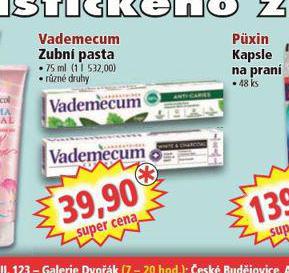 VADEMECUM ZUBN PASTA