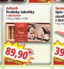 ASBACH PRALINKY LAHVIKY