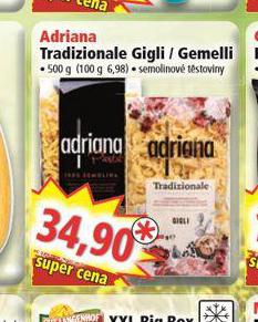 ADRIANA TRADIZIONALE GIGLI / GEMELLI