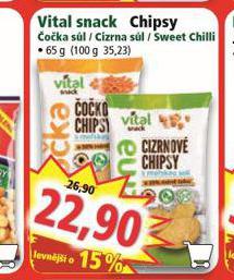 VITAL SNACK CHIPSY