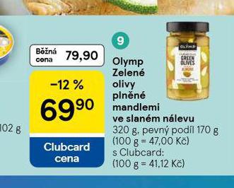 OLYMP ZELEN OLIVY PLNN MANDLEMI 