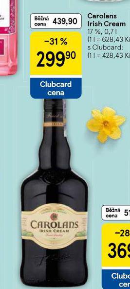CAROLANS IRISH CREAM