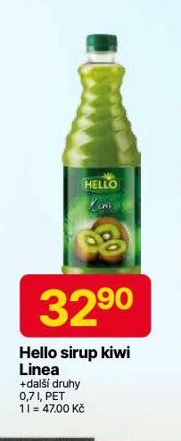 HELLO SIRUP KIWI LINEA