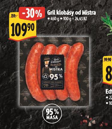 GRIL KLOBSY OD MISTRA