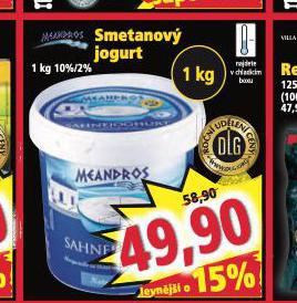 SMETANOV JOGURT