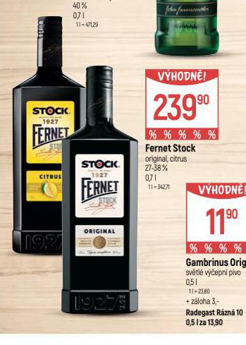 FERNET STOCK