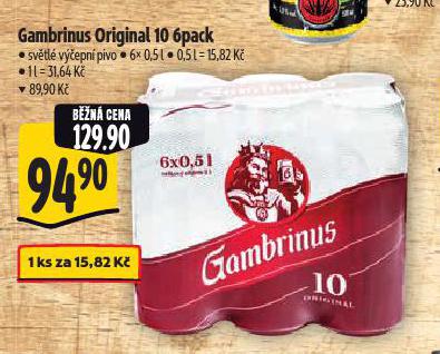 PIVO GAMBRINUS ORIGINL