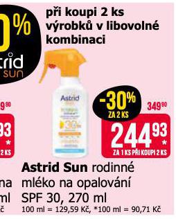 ASTRID SUN RODINN MLKO NA OPALOVN